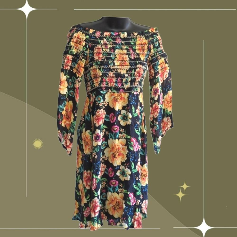 🍋✨ Farm Rio for Anthropologie Sasha dress size S